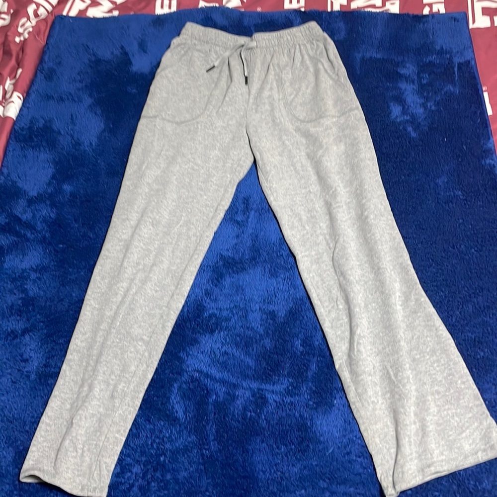 Grey and navy blue joggers